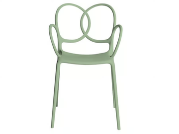 DRIADE - SISSI GREEN - Polypropylene garden chair with armrests by In Stock - view 2